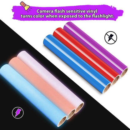 Teckwrap Reflective HTV- Ink Black | Fashionable & Durable HTV for T-Shirts & Costumes