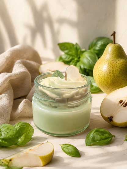 La bougie gourmande mini délice - Poire basilic