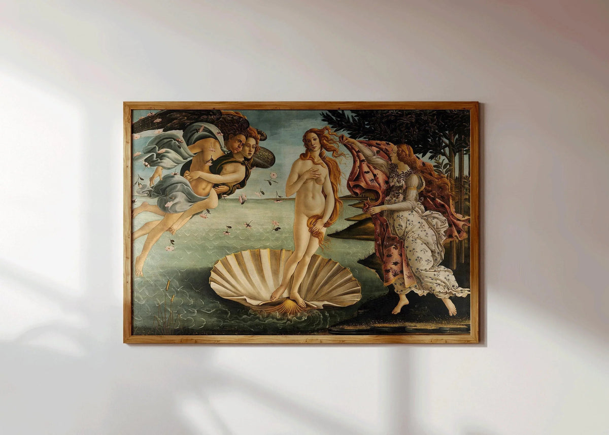 Sandro Botticelli - The Birth of Venus | Famous Renaissance Art (available handframed or unframed)