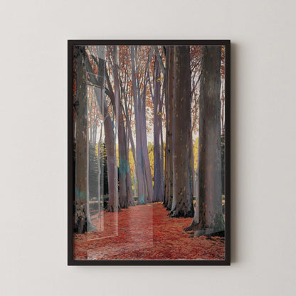 Santiago Rusi√±ol Print: Avenue of Plane Trees, Spanish Art