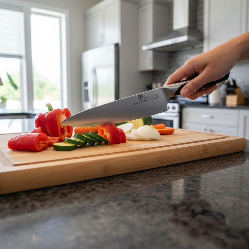 Couteau de Chef Küchen Series 210mm – Lame en Acier Allemand 1.4116