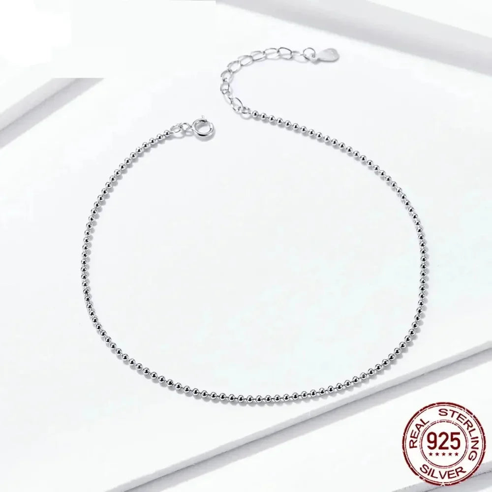 La chevillère à breloques essentielle en argent sterling 925
