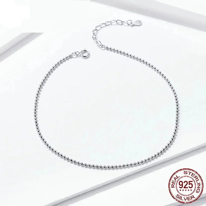 La chevillère à breloques essentielle en argent sterling 925