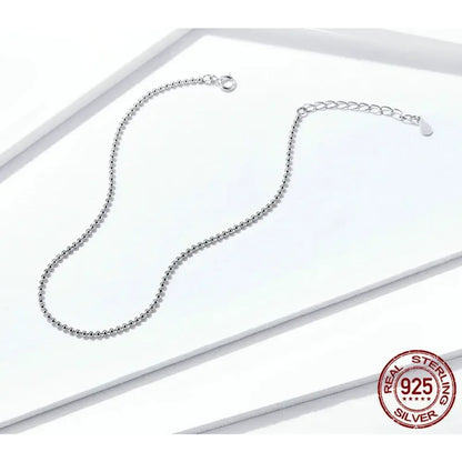 La chevillère à breloques essentielle en argent sterling 925