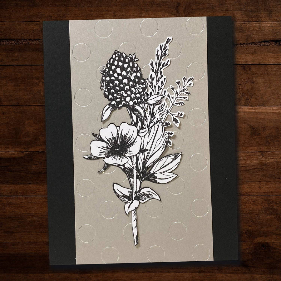 Sketchy Floral - Tampons Transparents "Hello" 10x15cm 19075