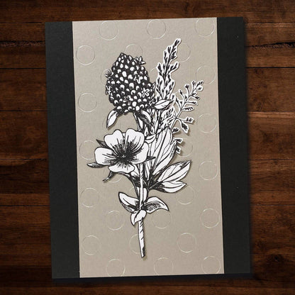 Sketchy Floral - Tampons Transparents "Hello" 10x15cm 19075