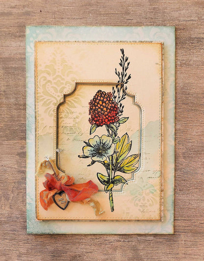 Sketchy Floral - Tampons Transparents "Hello" 10x15cm 19075