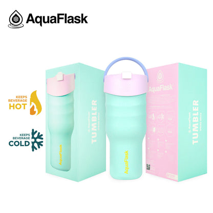 Gobelet Aqua Flask – Tasse de Voyage Isotherme en Acier Inoxydable 887ml (30 oz)
