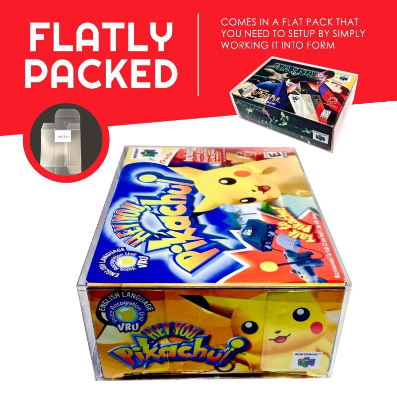 StarFox 64 or Hey You, Pikachu Box EVORETRO Protector 0.40MM - Pack of 1