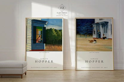 Edward Hopper Exhibition Poster Set: Cape Cod Morning and Evening