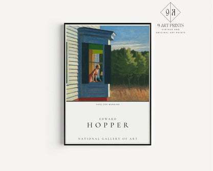 Edward Hopper Exhibition Poster Set: Cape Cod Morning and Evening
