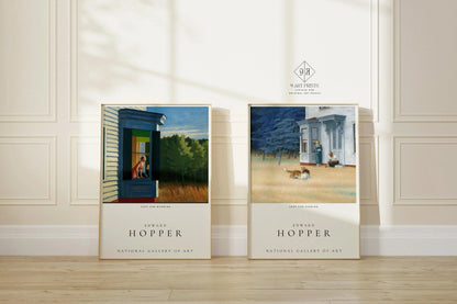 Edward Hopper Exhibition Poster Set: Cape Cod Morning and Evening