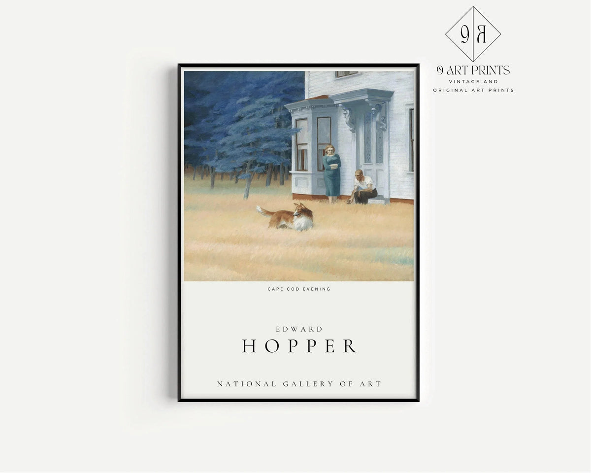 Edward Hopper Exhibition Poster Set: Cape Cod Morning and Evening