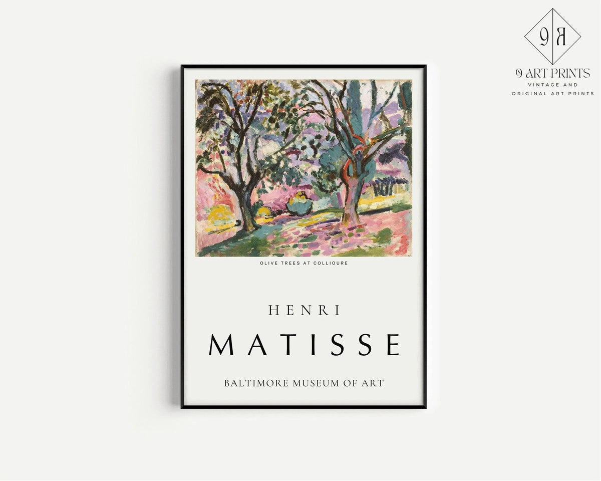 Henri Matisse Art Print Set: Olive Trees & Collioure, Museum Quality