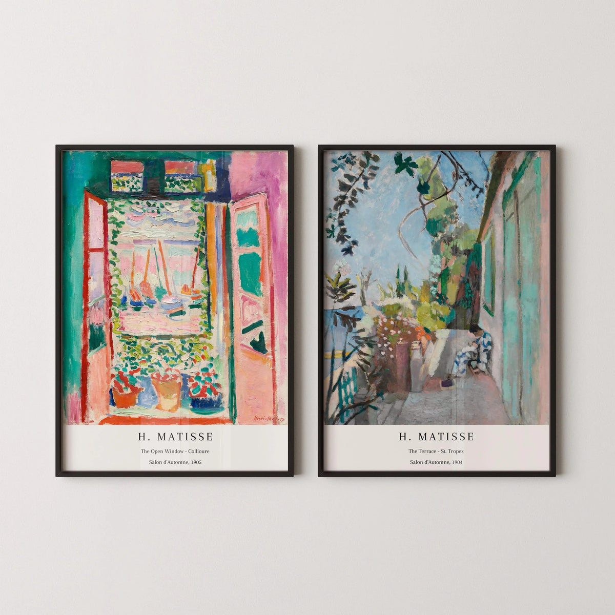 Impressions d'art Matisse : Saint-Tropez, Fenêtre ouverte à Collioure, Giclée d'art