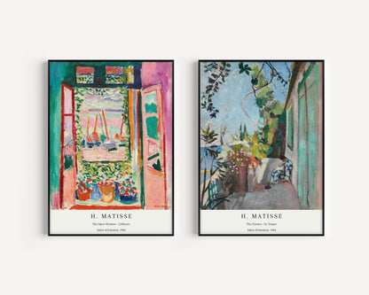 Impressions d'art Matisse : Saint-Tropez, Fenêtre ouverte à Collioure, Giclée d'art