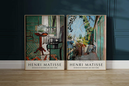 Lot d'impressions d'art Henri Matisse : La Chambre Verte & Saint-Tropez