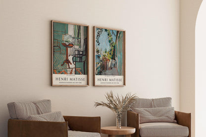 Lot d'impressions d'art Henri Matisse : La Chambre Verte & Saint-Tropez