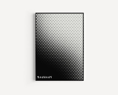 Bauhaus Art Print Set: Black and White Mid-Century Modern Posters