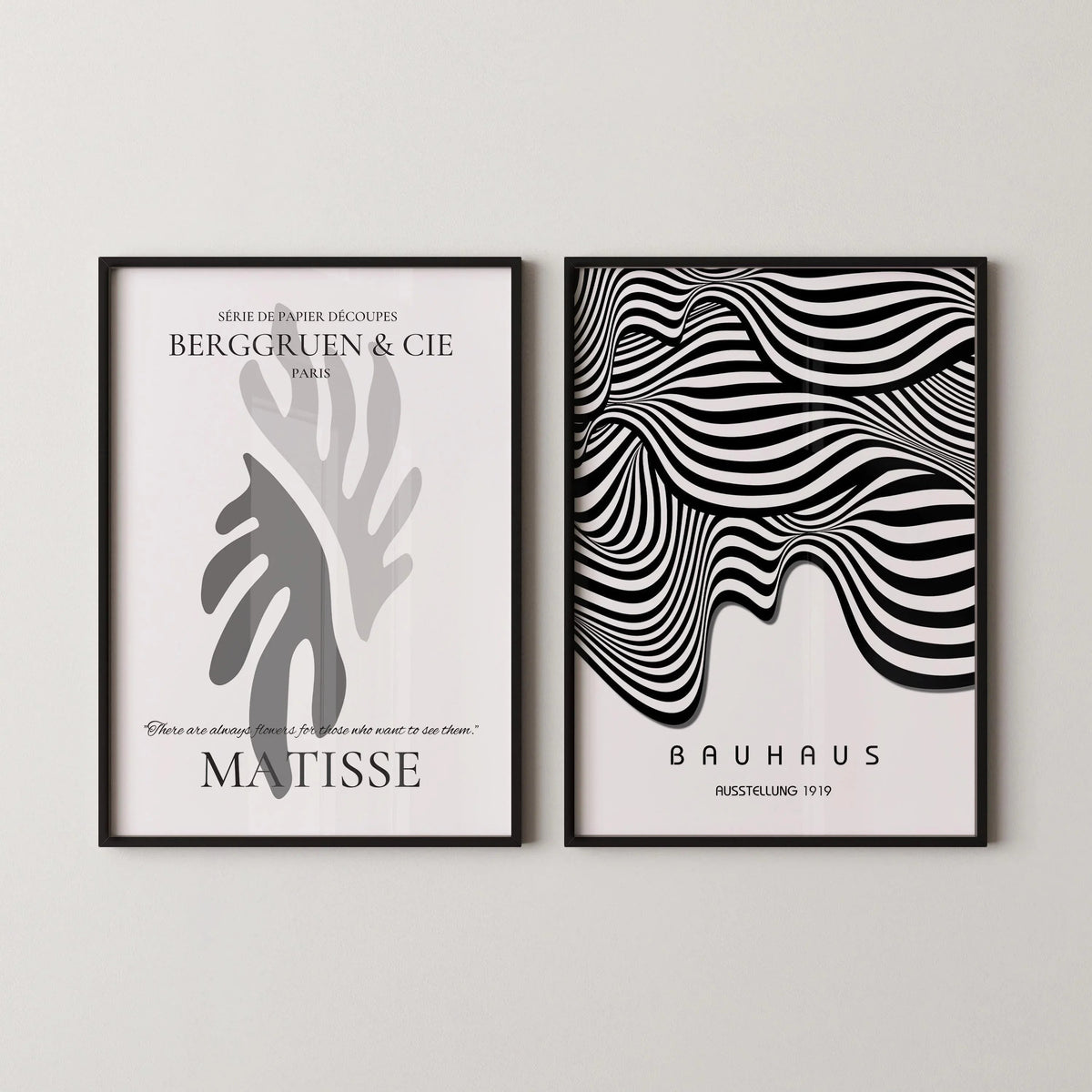 Matisse Bauhaus Art Print Set: Mid-Century Modern Home Decor