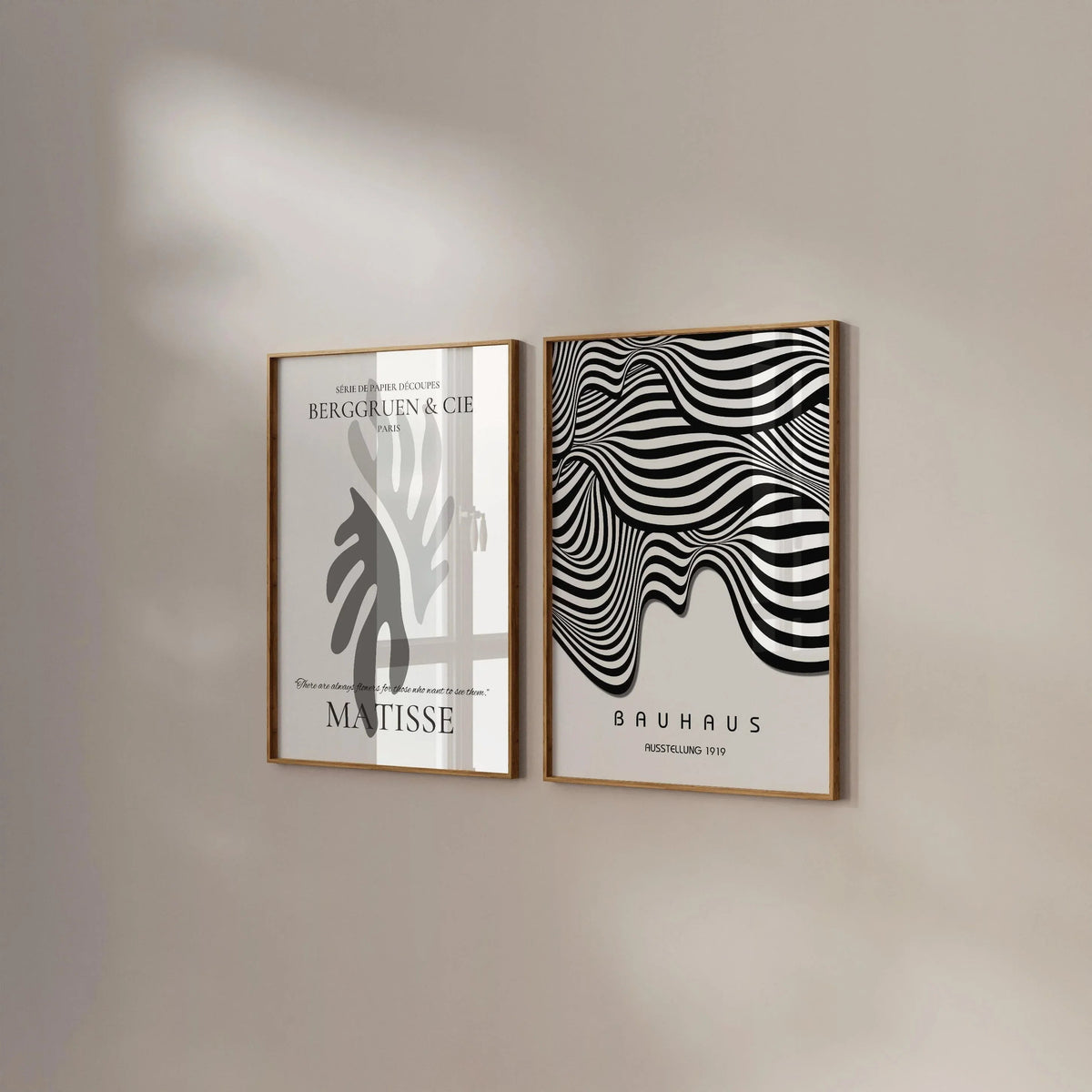Matisse Bauhaus Art Print Set: Mid-Century Modern Home Decor