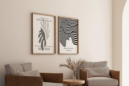 Matisse Bauhaus Art Print Set: Mid-Century Modern Home Decor