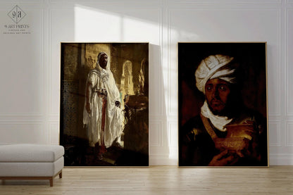 Orientalist Art Prints: Moorish Chief & King - Edouard Charlemont, Rubens