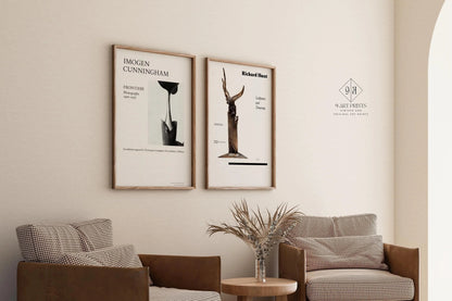 Imogen Cunningham & Richard Hunt Posters: Minimalist Art Prints
