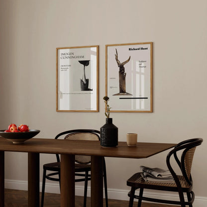 Imogen Cunningham & Richard Hunt Posters: Minimalist Art Prints
