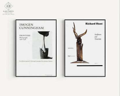 Imogen Cunningham & Richard Hunt Posters: Minimalist Art Prints