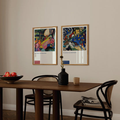 Kandinsky Abstract Art Prints: Weisser Klang & St. George Duo