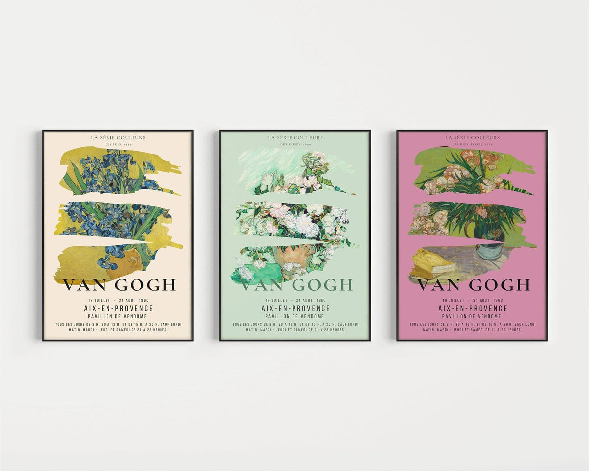 Set de reproductions d'art de l'exposition Van Gogh : Giclée qualité musée
