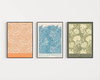 Lot d'affiches Art nouveau de William Morris : Impressions d'exposition du musée