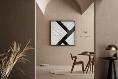 Theo van Doesburg Contre-composition VI Estampe : Art moderne Bauhaus (Encadré disponible)