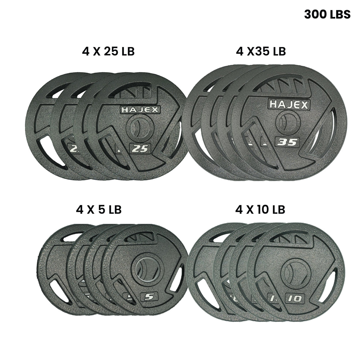 Lots de plaques de poids HAJEX