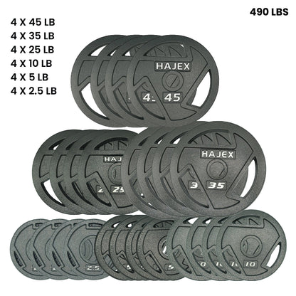 Lots de plaques de poids HAJEX