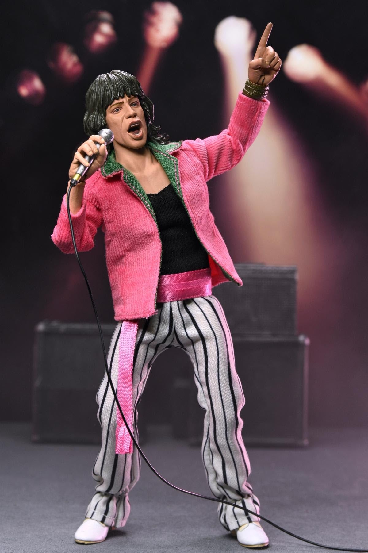 The Rolling Stones - 8” Clothed Action Figure - Mick Jagger (1975) Figure (Preorder Feb/Mar 2026)