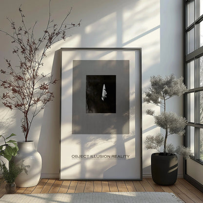 Affiche USIA : Illusion d'objet Réalité - Impression Giclée Mid-century Modern (2x1)