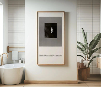 Affiche USIA : Illusion d'objet Réalité - Impression Giclée Mid-century Modern (2x1)