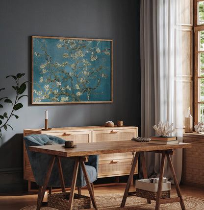Van Gogh Almond Blossoms Art Print: Giclee Fine Art, Framed Option
