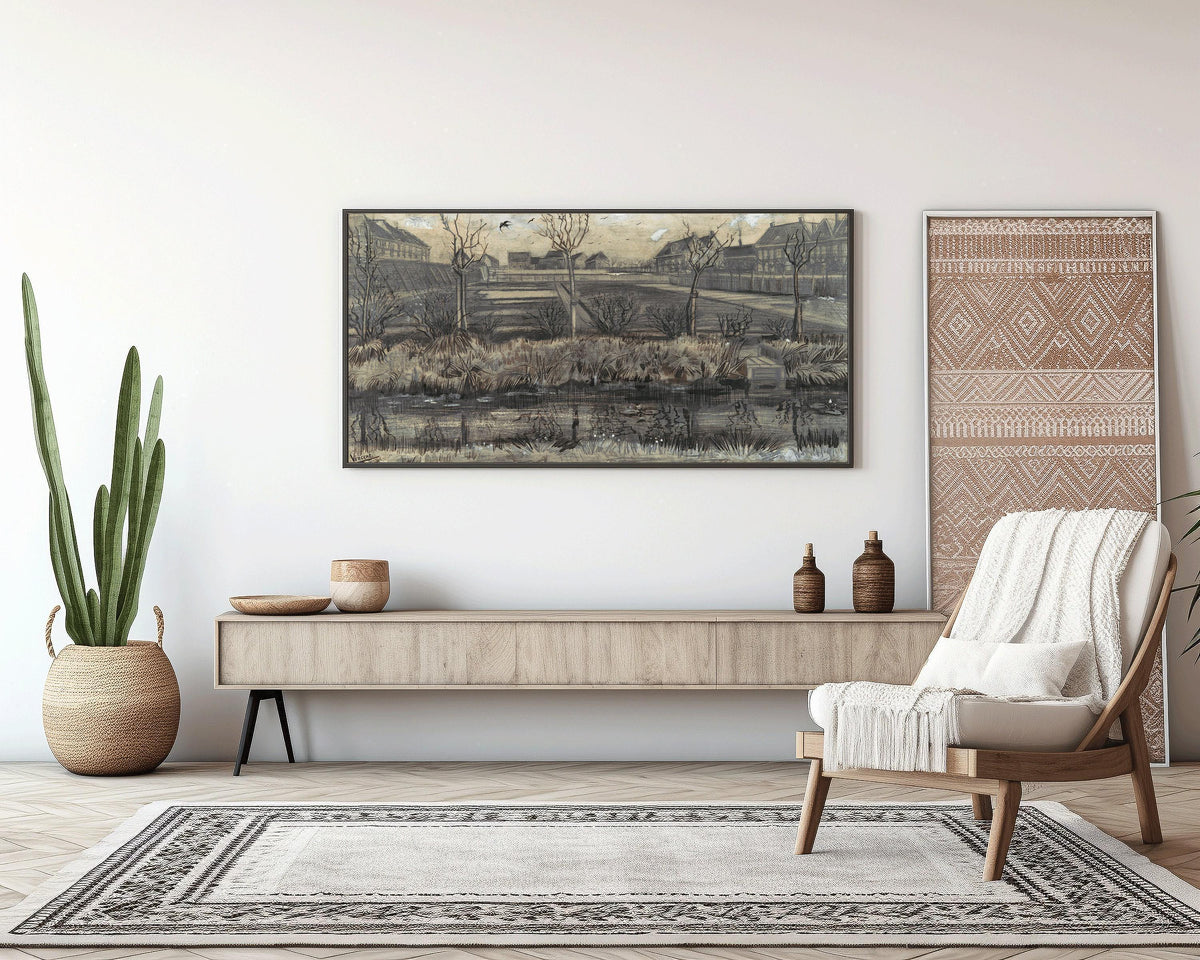 Van Gogh Nursery Art Print: Vintage Impressionist Schenkweg Painting