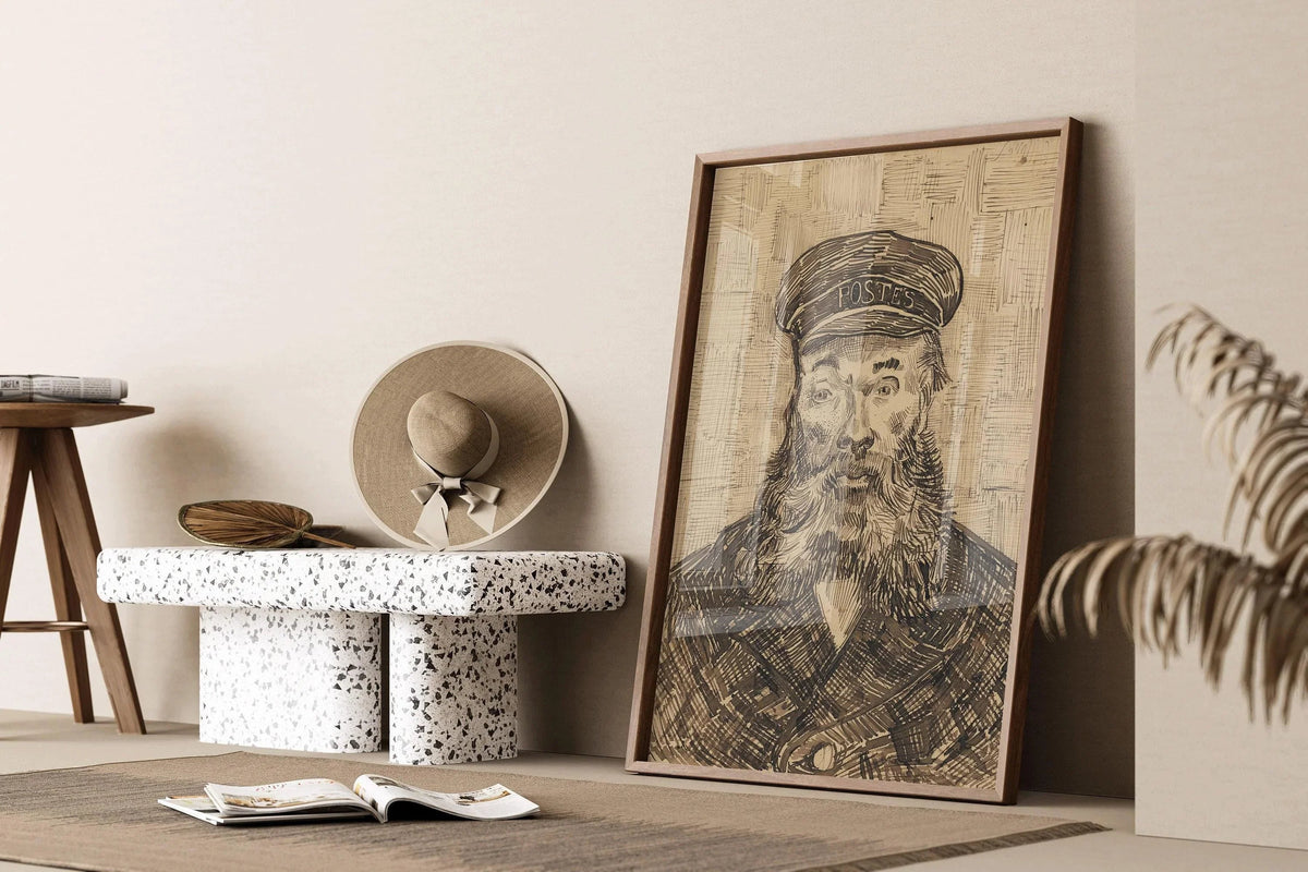 Gravure "Le Facteur" de Van Gogh : Art impressionniste, Giclée sur papier Hahnemuhle