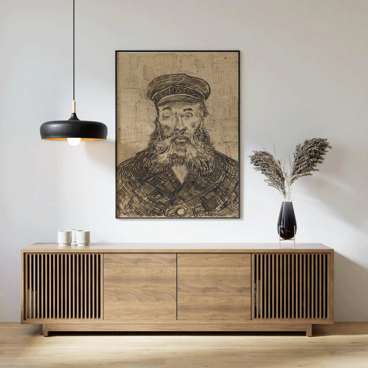 Gravure "Le Facteur" de Van Gogh : Art impressionniste, Giclée sur papier Hahnemuhle