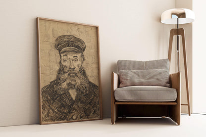 Gravure "Le Facteur" de Van Gogh : Art impressionniste, Giclée sur papier Hahnemuhle