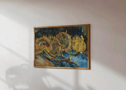 Van Gogh Sunflowers Art Print: Giclee Fine Art, Handframed Option