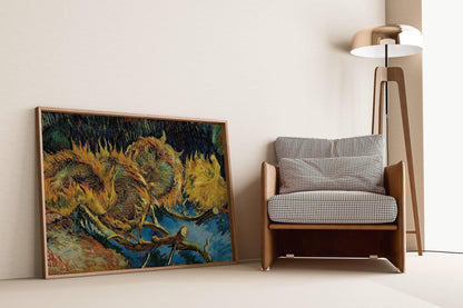 Van Gogh Sunflowers Art Print: Giclee Fine Art, Handframed Option