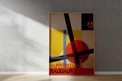 Vintage Bauhaus Exhibition Poster: L√°szl√≥ Moholy-Nagy Giclee Print