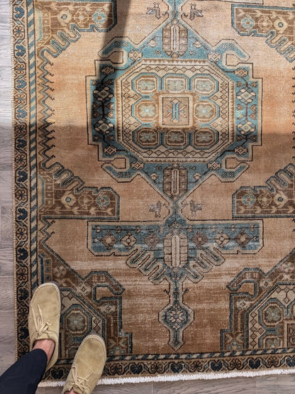 Vintage Hamadan Rug | 3' 11" x 6' 7"
