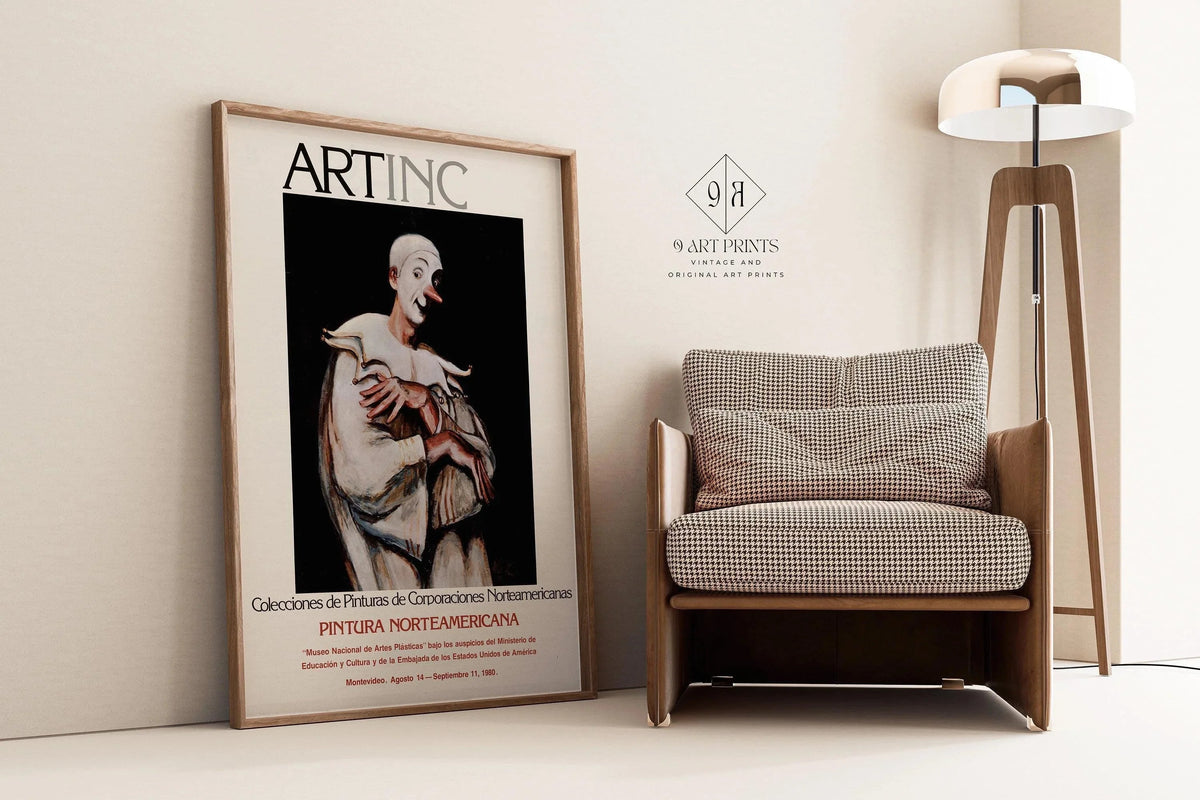 Vintage Poster - ART INC (USIA Poster in Spanish) | Available handframed or unframed