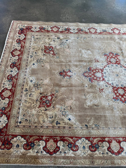 Vintage Tabriz Rug | 7' 5" x 11' 4"
